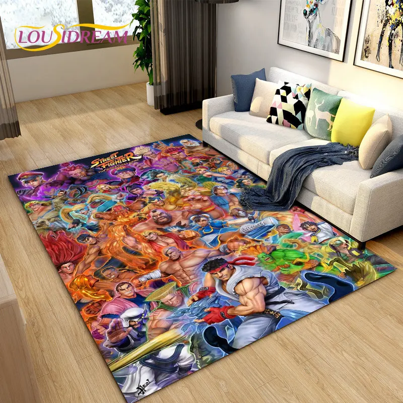 Kids Outdoor Play Area - Retro Game Street Fighter Gamer Area