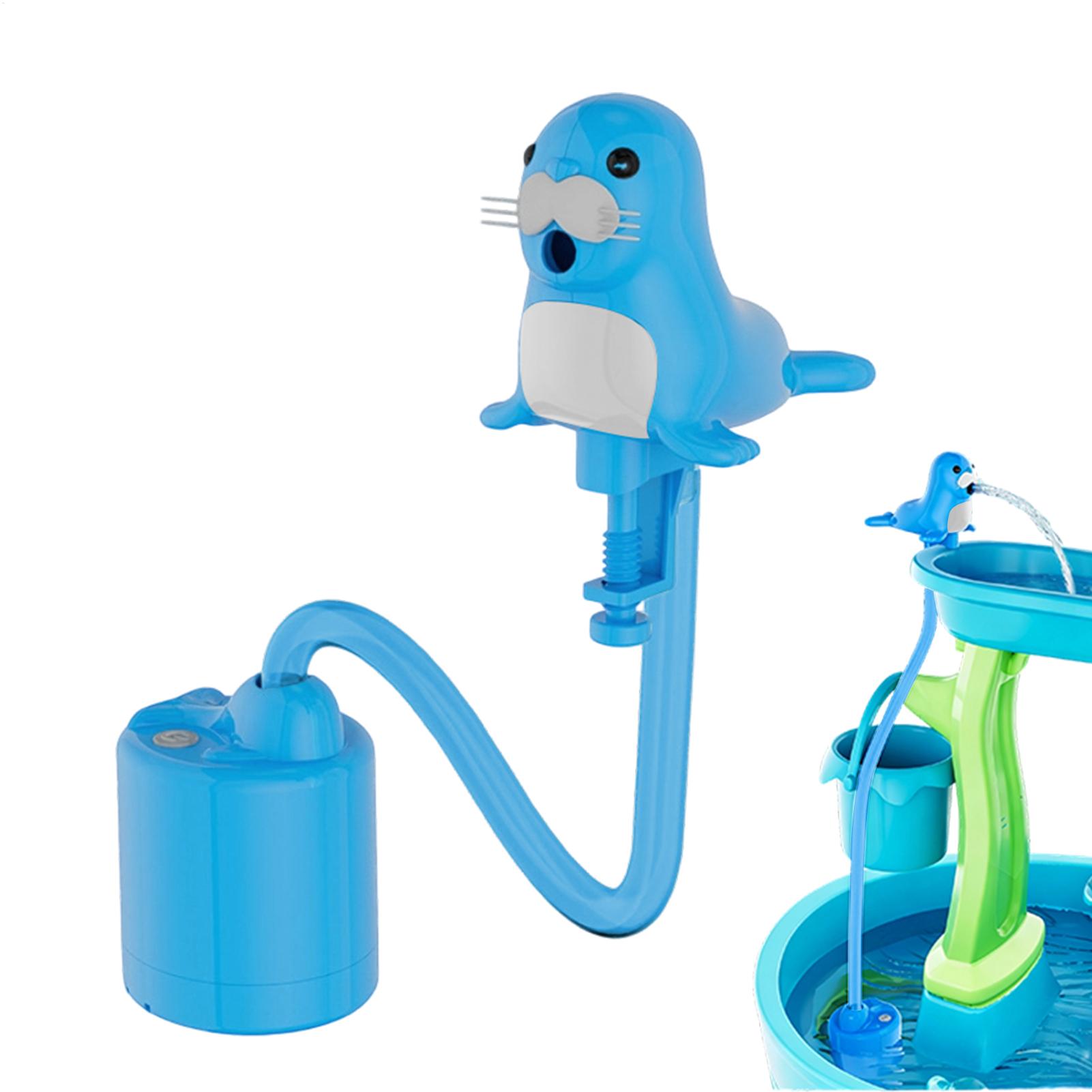 Kids Outdoor Picnic Table - Rechargeable Water Table Spray Pump Splash