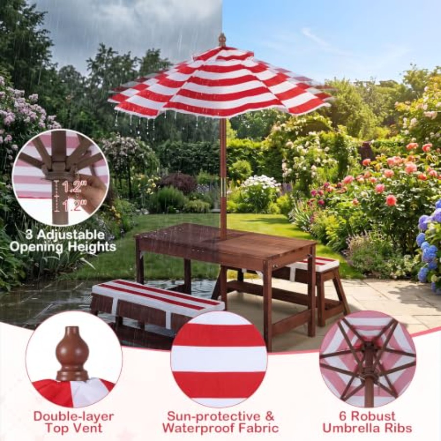 Kids Outdoor Picnic Table - Outdoor kids picnic table for patio