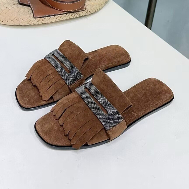 Kids Outdoor Shoes - Metal String Bead Decor Kid Suede