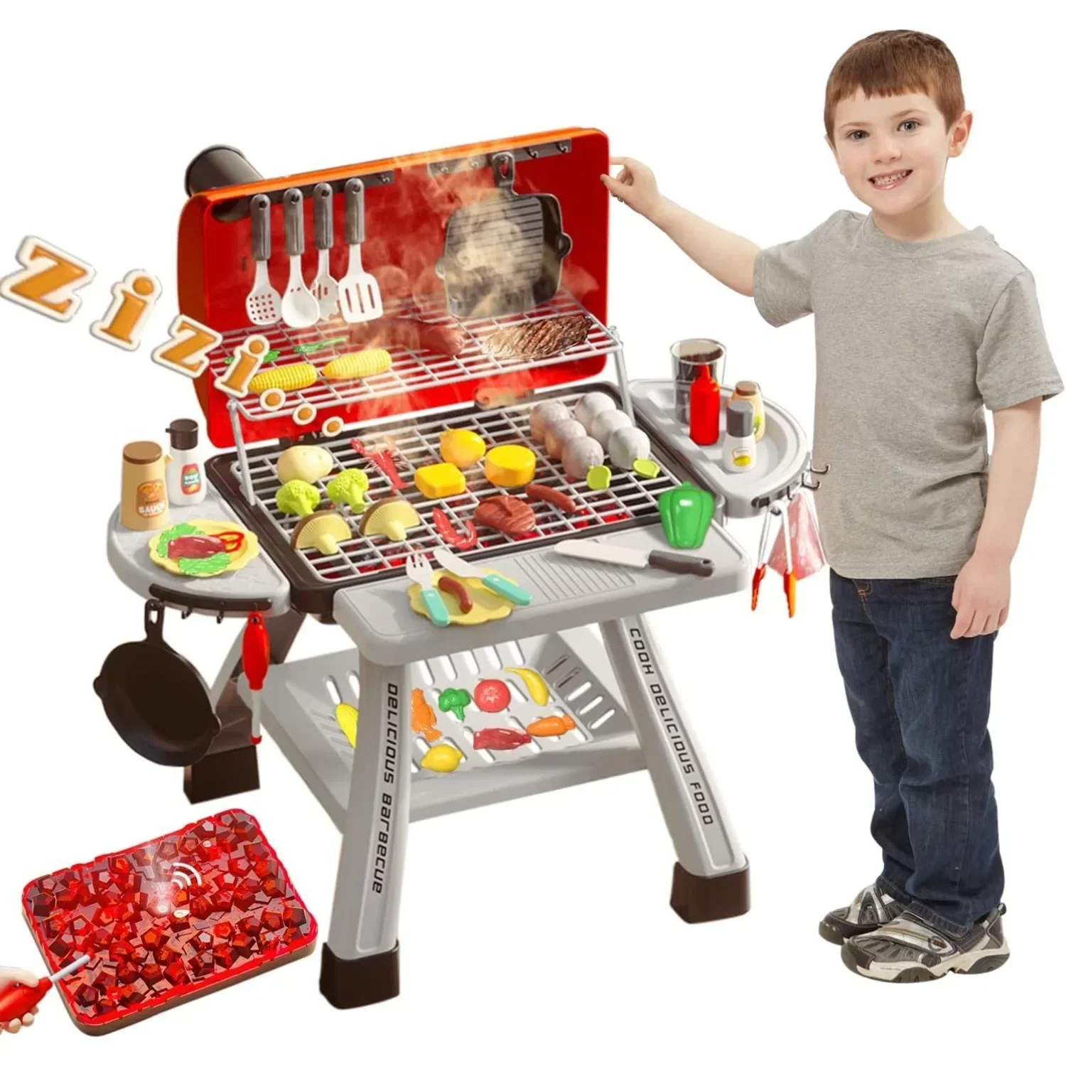 Kids Outdoor Bbq - Barbecue Grill Toy Set Kids BBQ