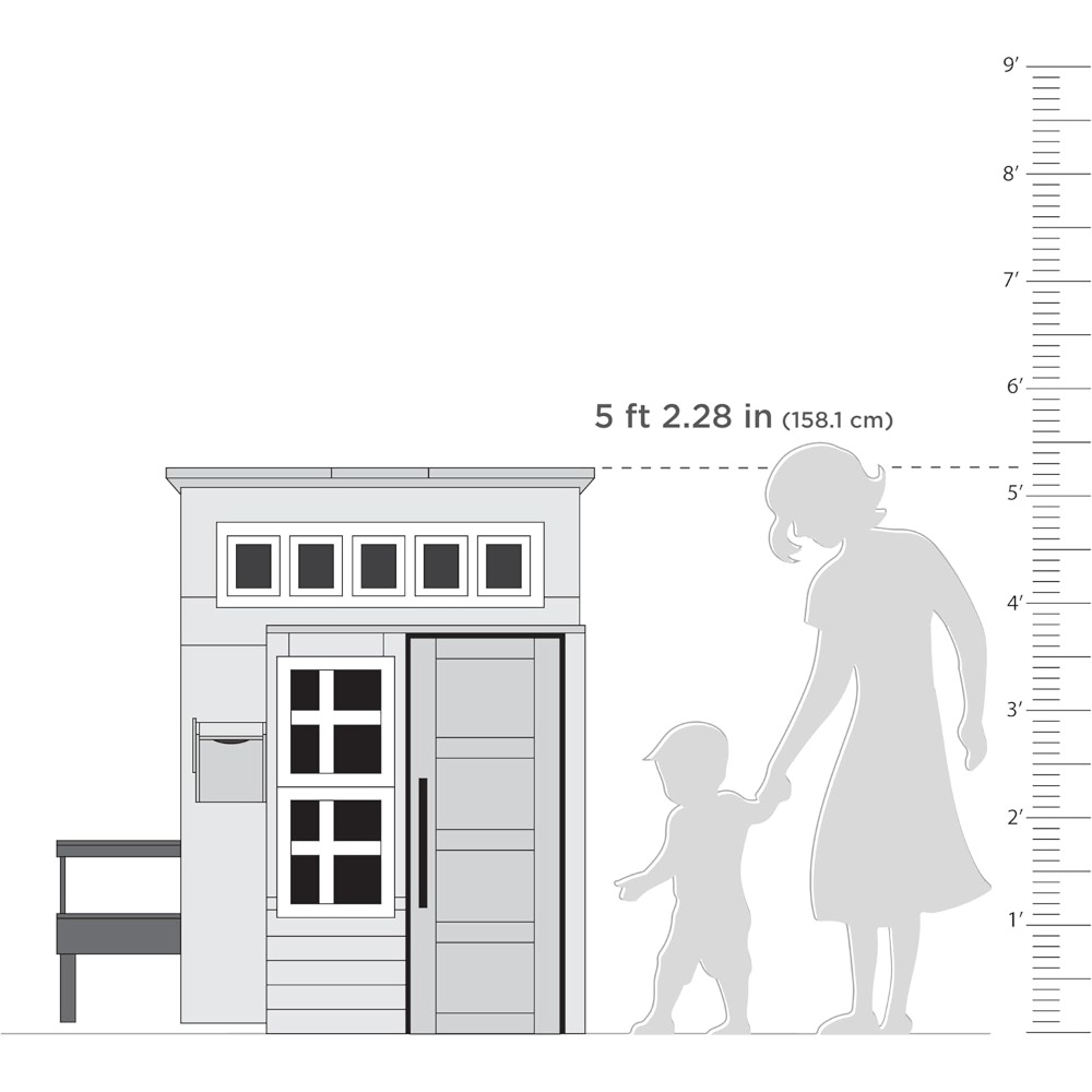 Modern Outdoor Wooden Playhous - огляд і ціна Kids Outdoor Picnic Table