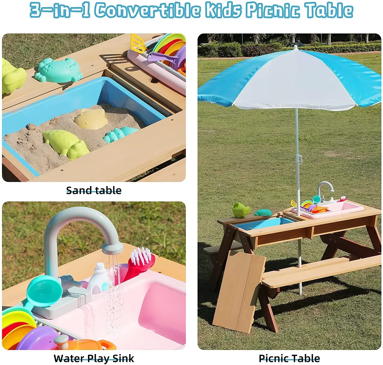 #Kids Picnic Table Outdoor Pat - огляд і ціна Kids Outdoor Picnic Table