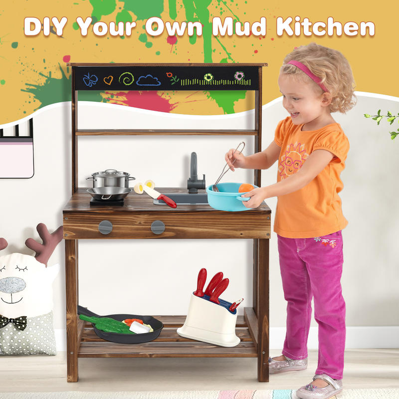 Outdoor Mud Kitchen for Kids w - огляд і ціна Kids Outdoor Sink