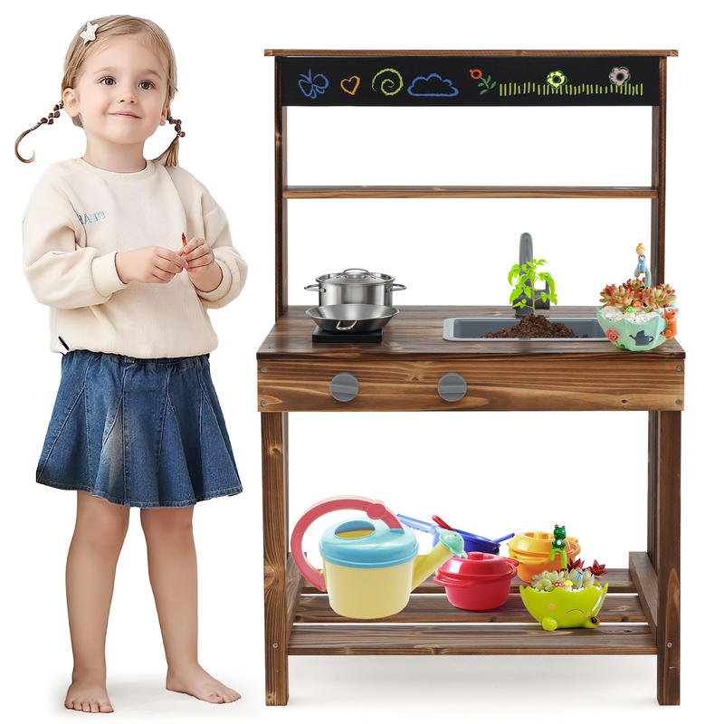 Outdoor Mud Kitchen for Kids w - огляд і ціна Kids Outdoor Sink