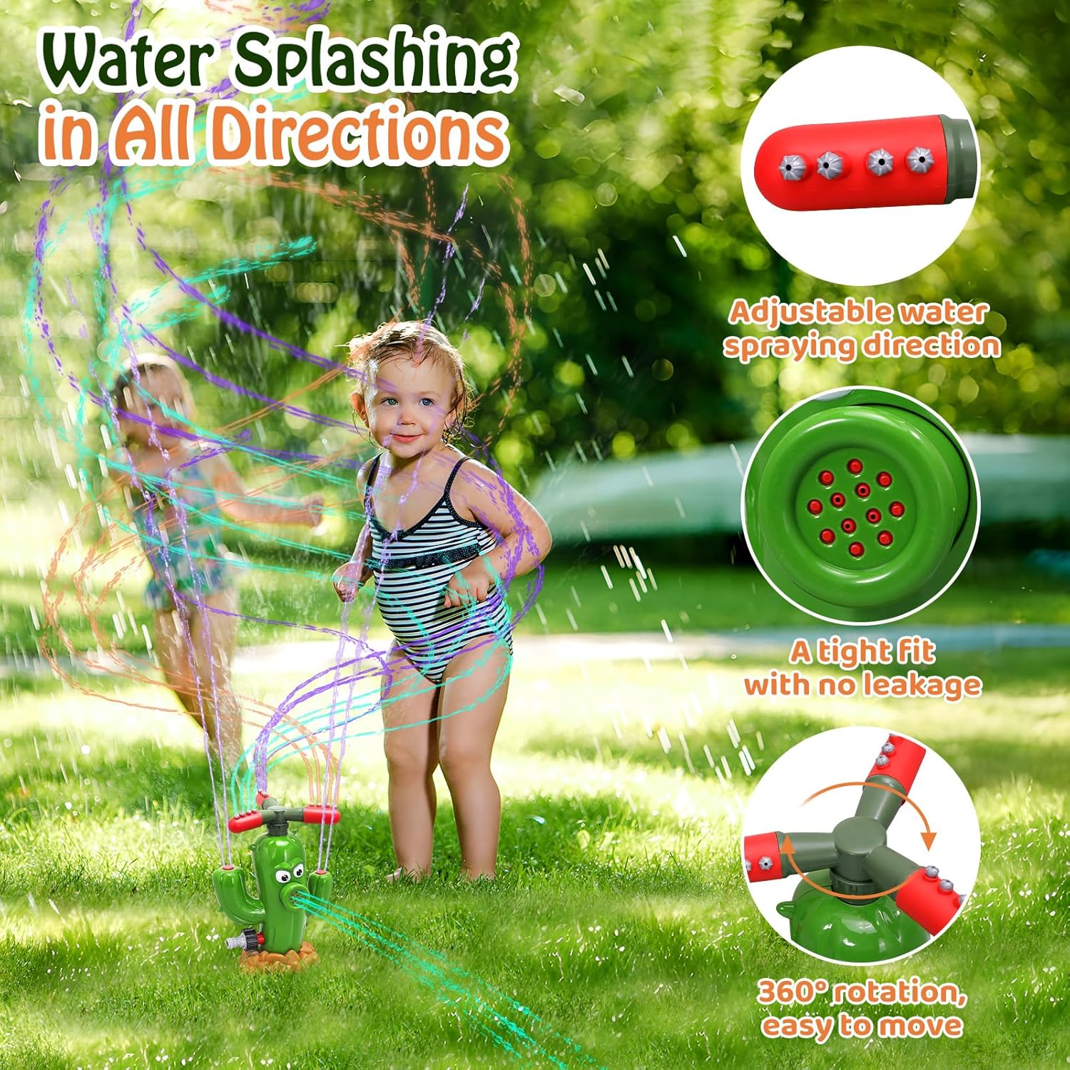 Water Spray Toy Cactus Sprinkl - огляд і ціна Kids Outdoor Play Area