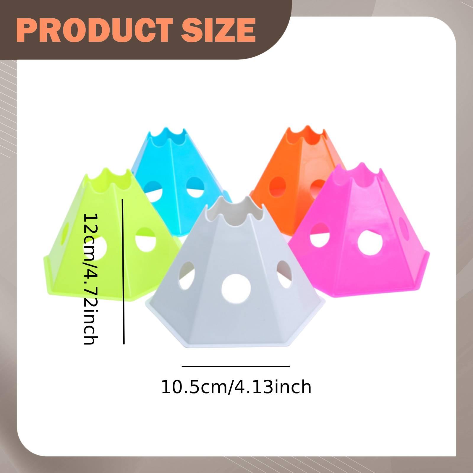5x Soccer Cones for Training w - огляд і ціна Kids Outdoor Obstacle Course Equipment