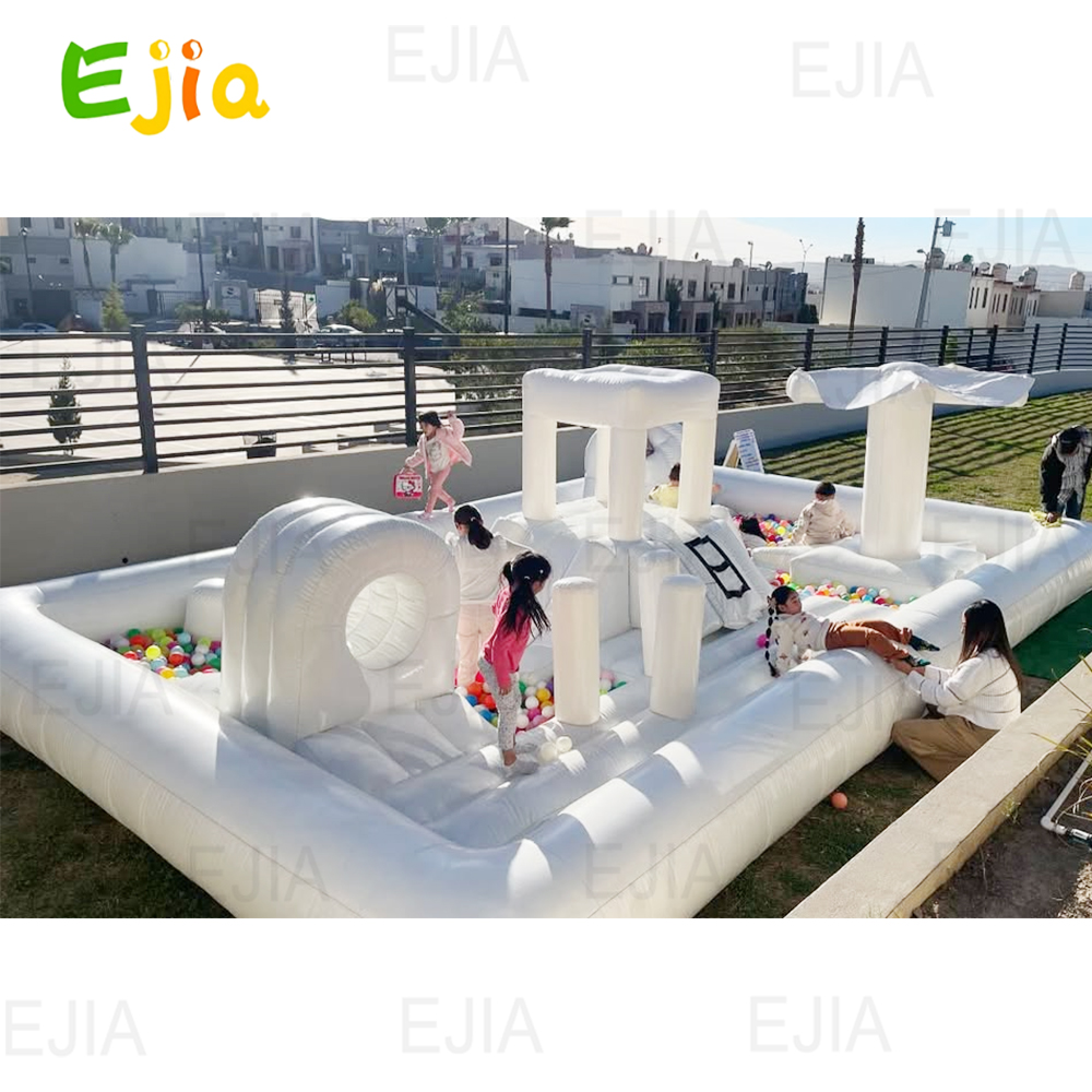 Inflatable Bouncer Water Slide - огляд і ціна Kids Outdoor Obstacle Course Equipment