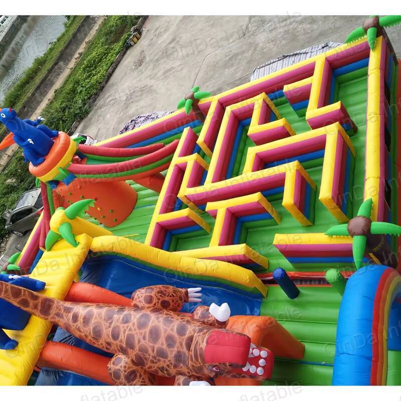 2017 Popular Outdoor Playgroun - огляд і ціна Kids Outdoor Obstacle Course Equipment