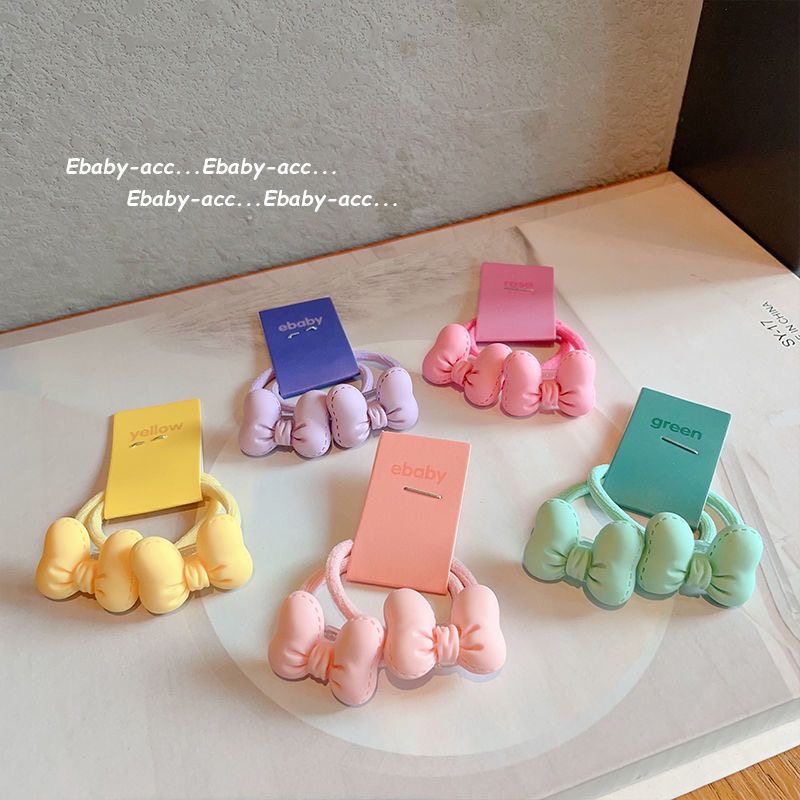 5pcs Cute Bow Hair Ties for Gi - огляд і ціна Kids Outdoor Decor