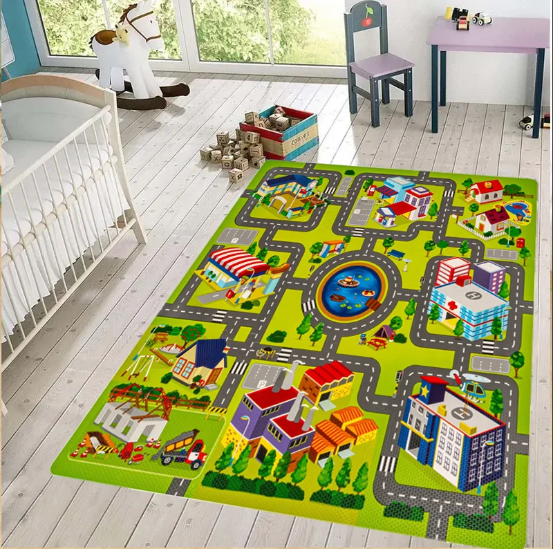 Race Track Rug,Race Map Rug,F1 - огляд і ціна Kids Outdoor Play Area