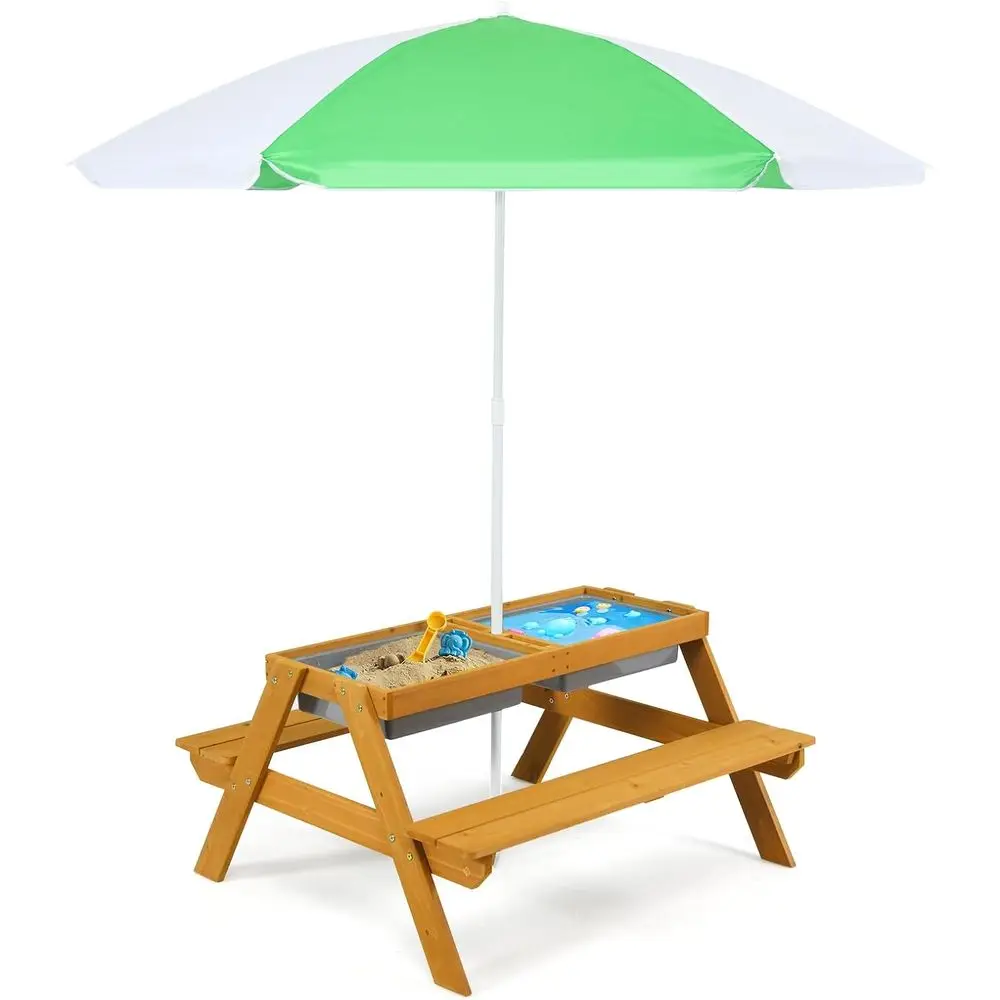 3-in-1 Height-Adjustable Umbre - огляд і ціна Kids Outdoor Picnic Table