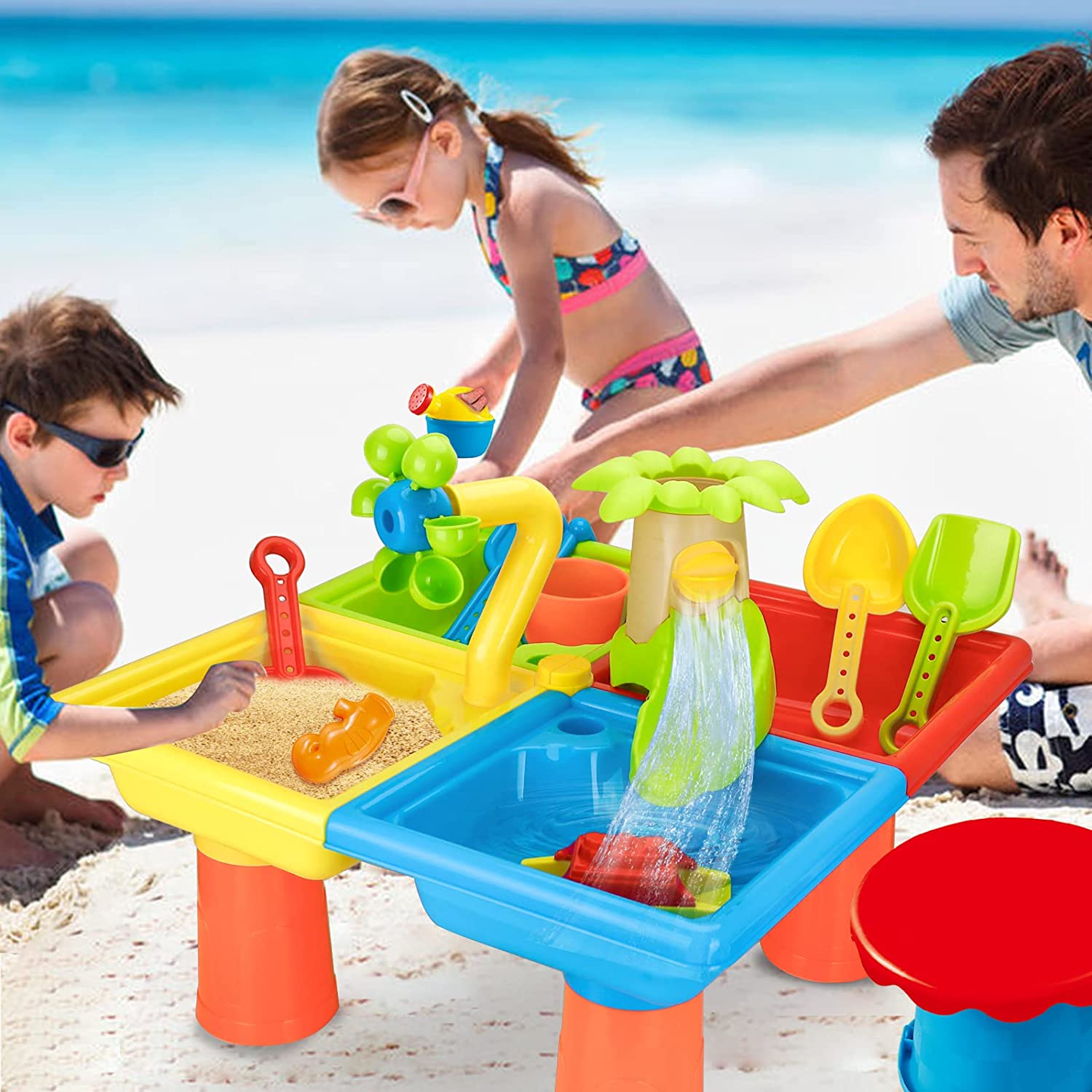 Beach Table Sand Play Toys Chi - огляд і ціна Kids Outdoor Pool
