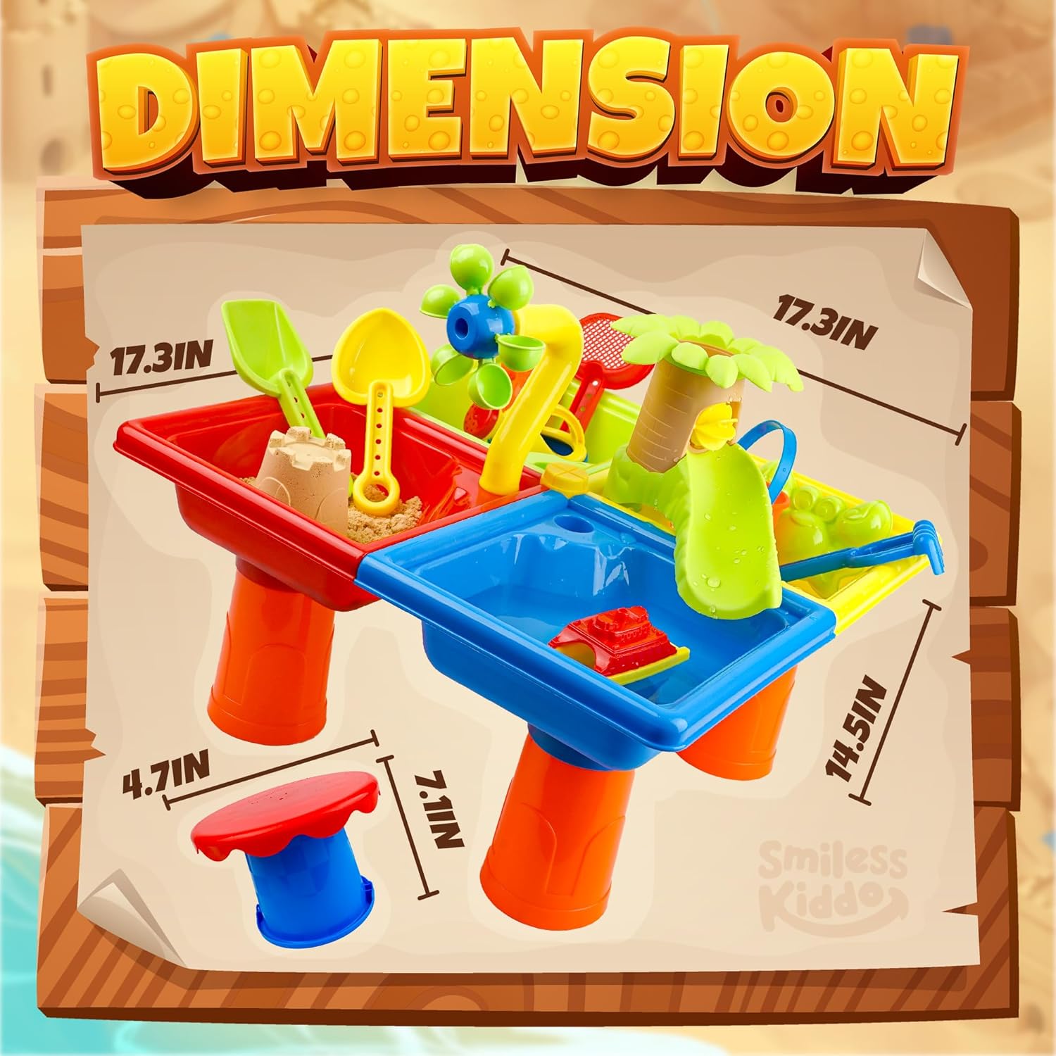 25 Pcs Summer Water Table for  - огляд і ціна Kids Outdoor Pool
