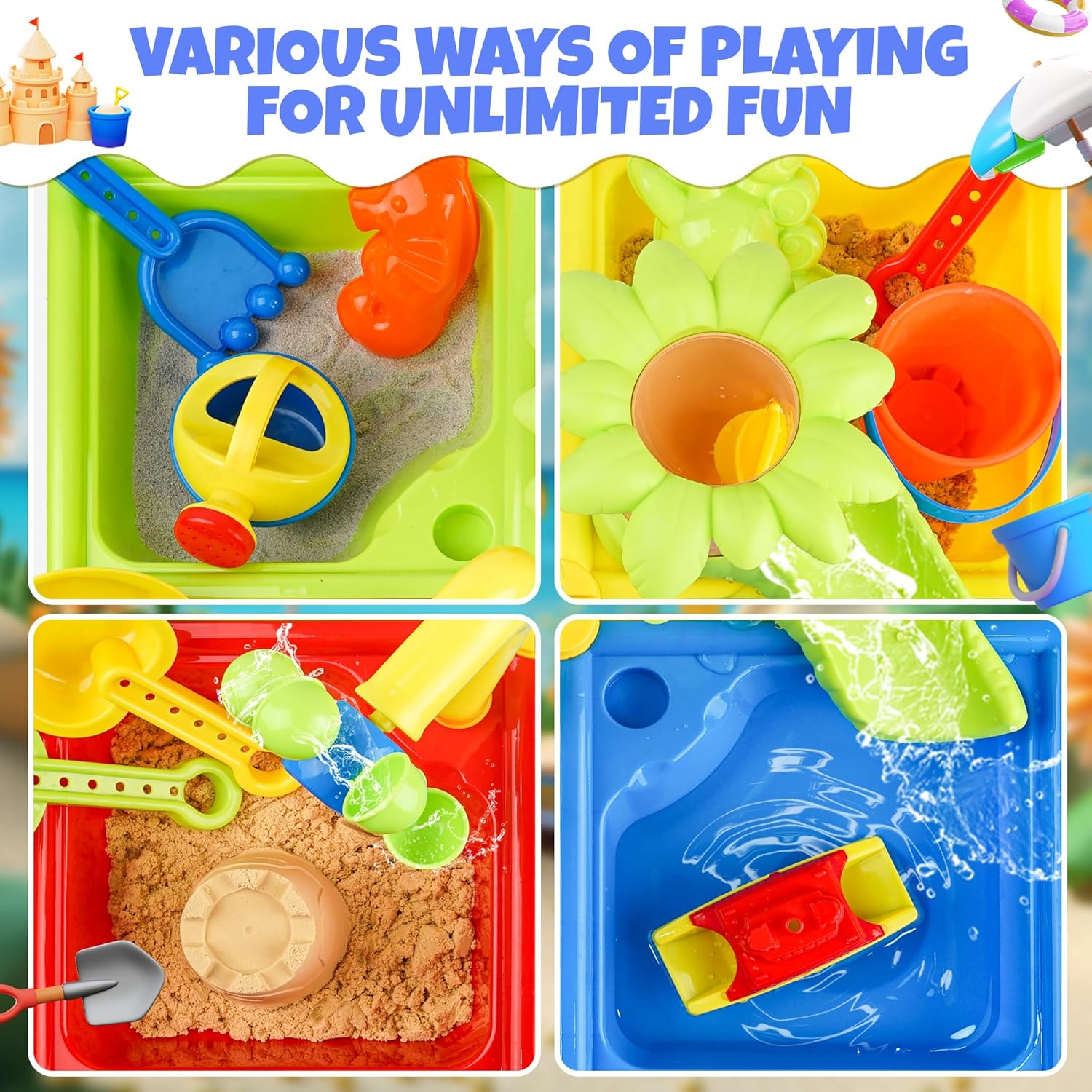 25 Pcs Summer Water Table for  - огляд і ціна Kids Outdoor Pool
