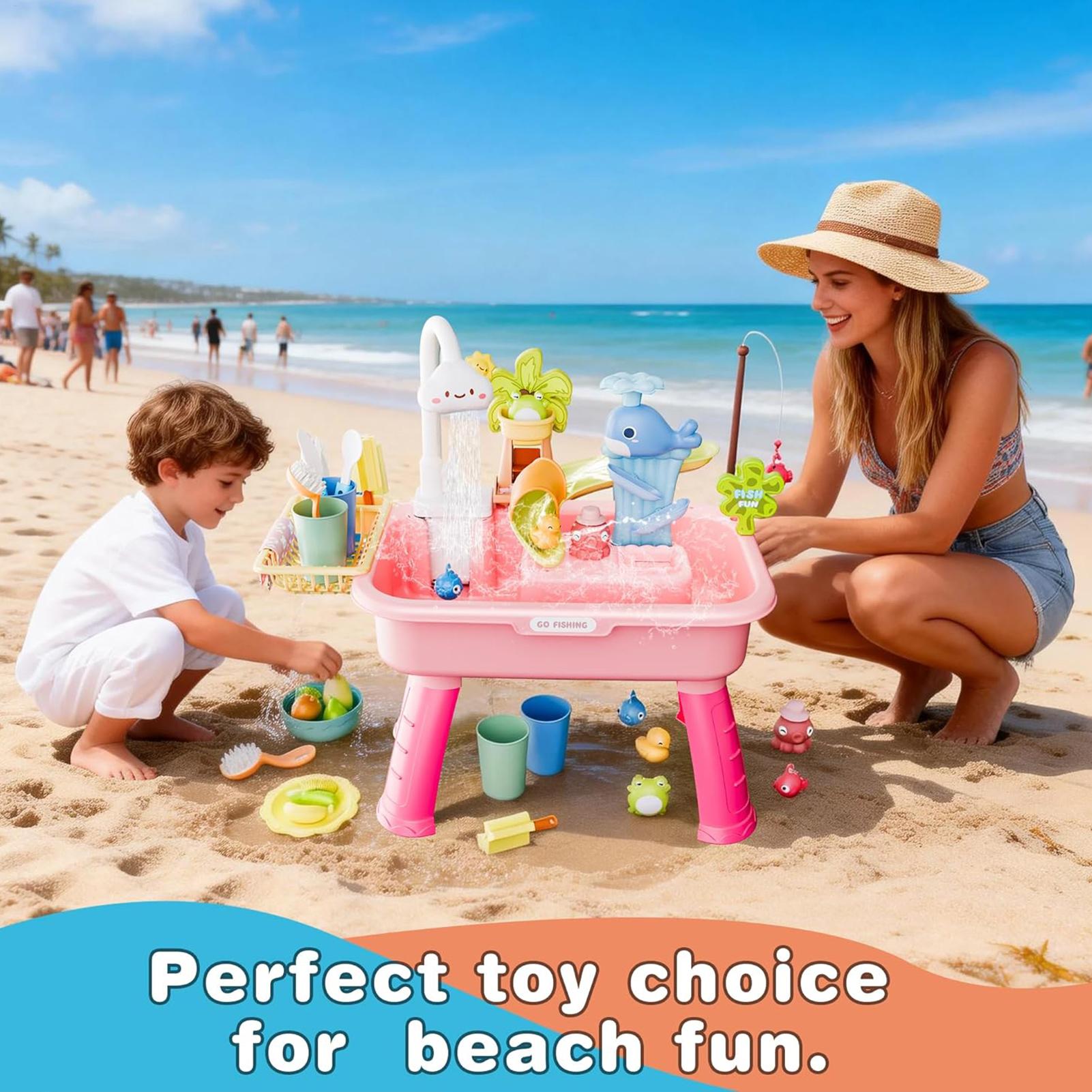 Water Play Table Kitchen Play  - огляд і ціна Kids Outdoor Sink
