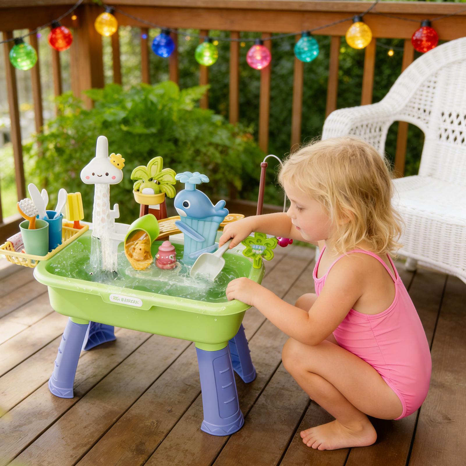 Water Play Table Kitchen Play  - огляд і ціна Kids Outdoor Sink