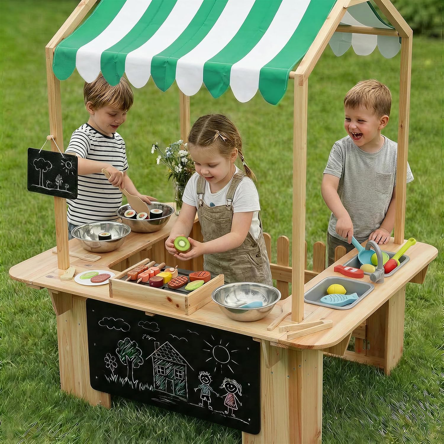 Kids Outdoor Playhouse, Mud Ki - огляд і ціна Kids Outdoor Bbq