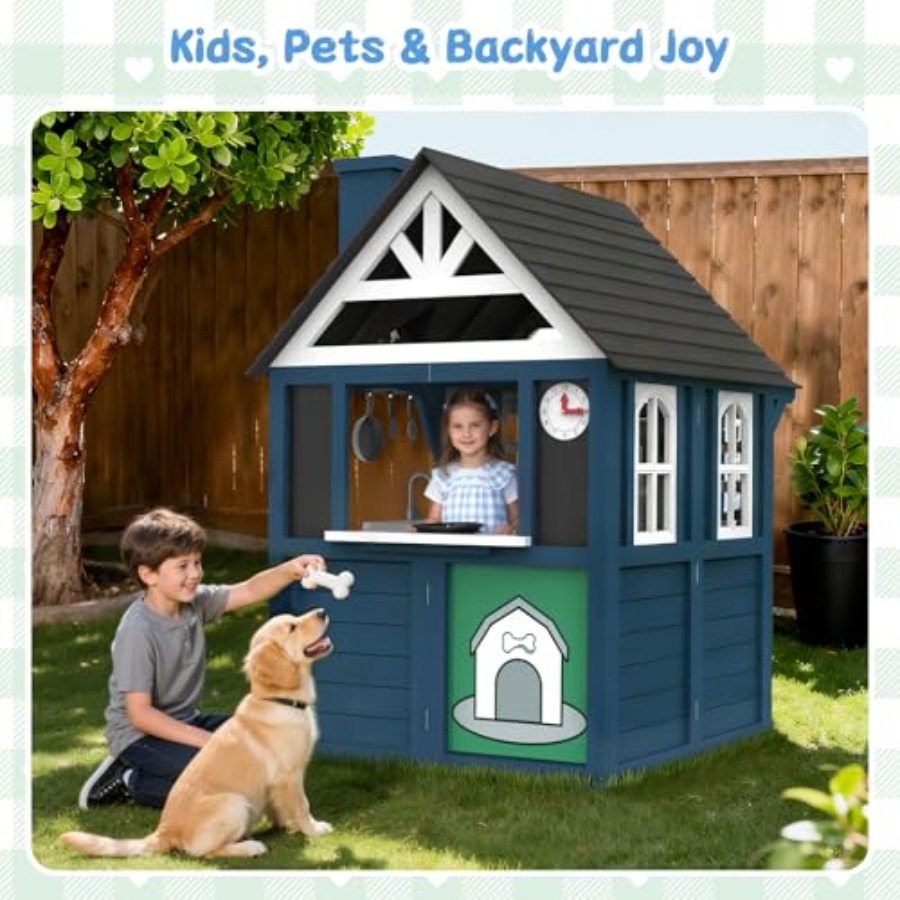 Outdoor kids playhouse: wooden - огляд і ціна Kids Outdoor Sink