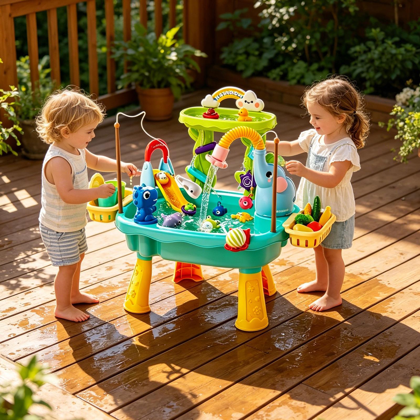 Upgraded Toddler Water Table K - огляд і ціна Kids Outdoor Sink