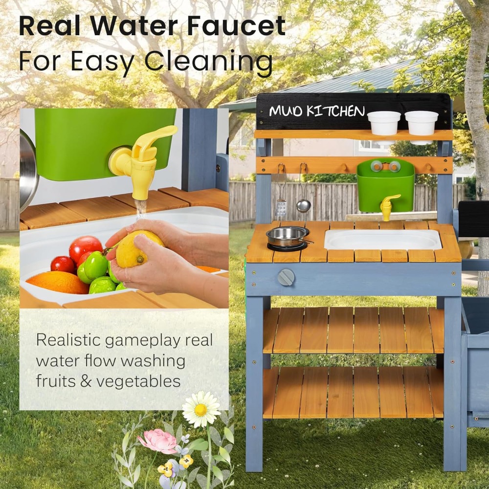 US Shipping Mud Kitchen for Ki - огляд і ціна Kids Outdoor Sink