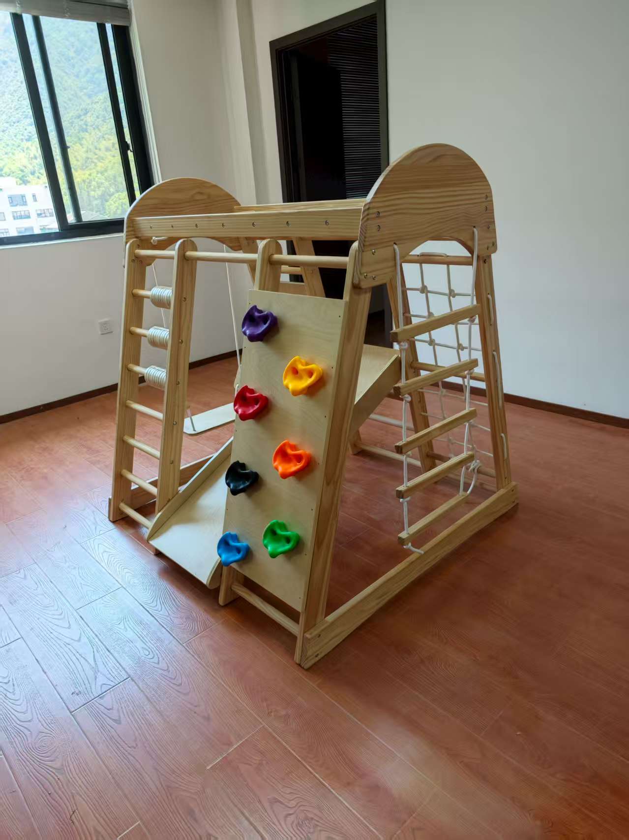 Wooden Kids Climbing Frame Lad - огляд і ціна Kids Outdoor Frame
