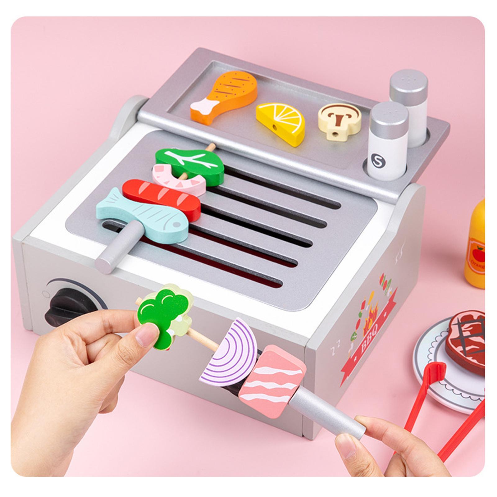 Kids Wooden Barbecue Playset - - огляд і ціна Kids Outdoor Bbq