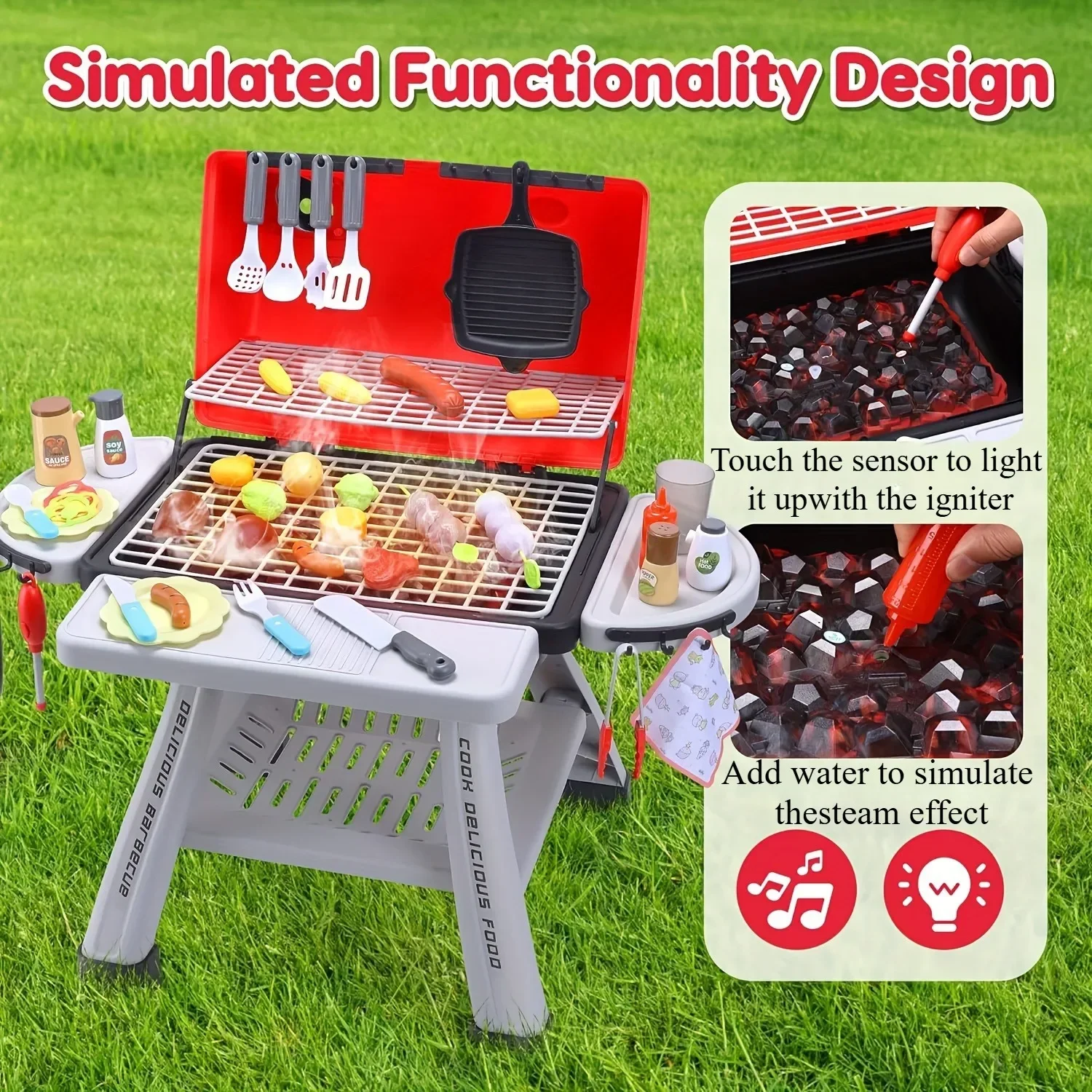 Barbecue Grill Toy Set Kids BB - огляд і ціна Kids Outdoor Bbq