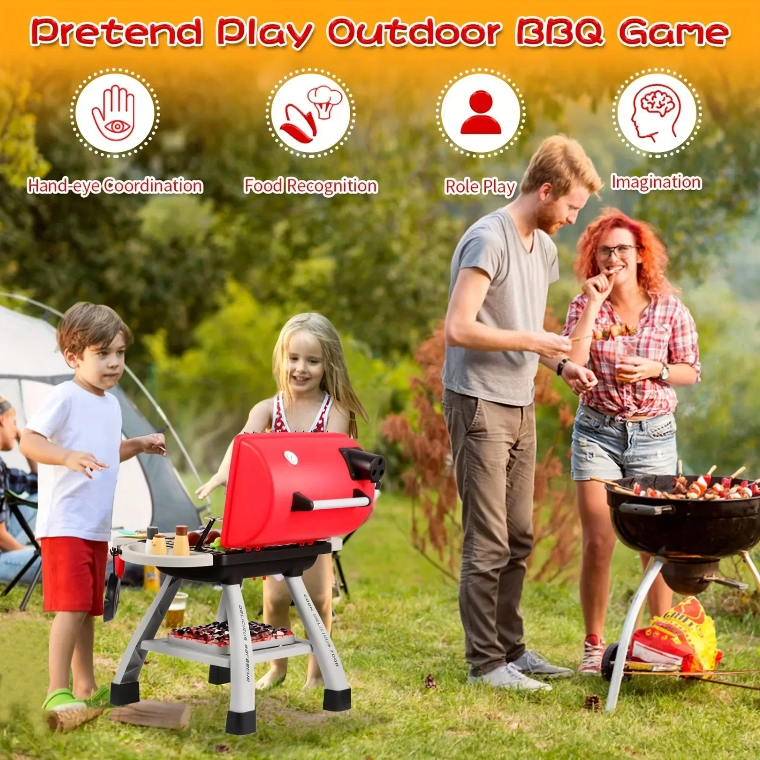 Barbecue Grill Toy Set Kids BB - огляд і ціна Kids Outdoor Bbq