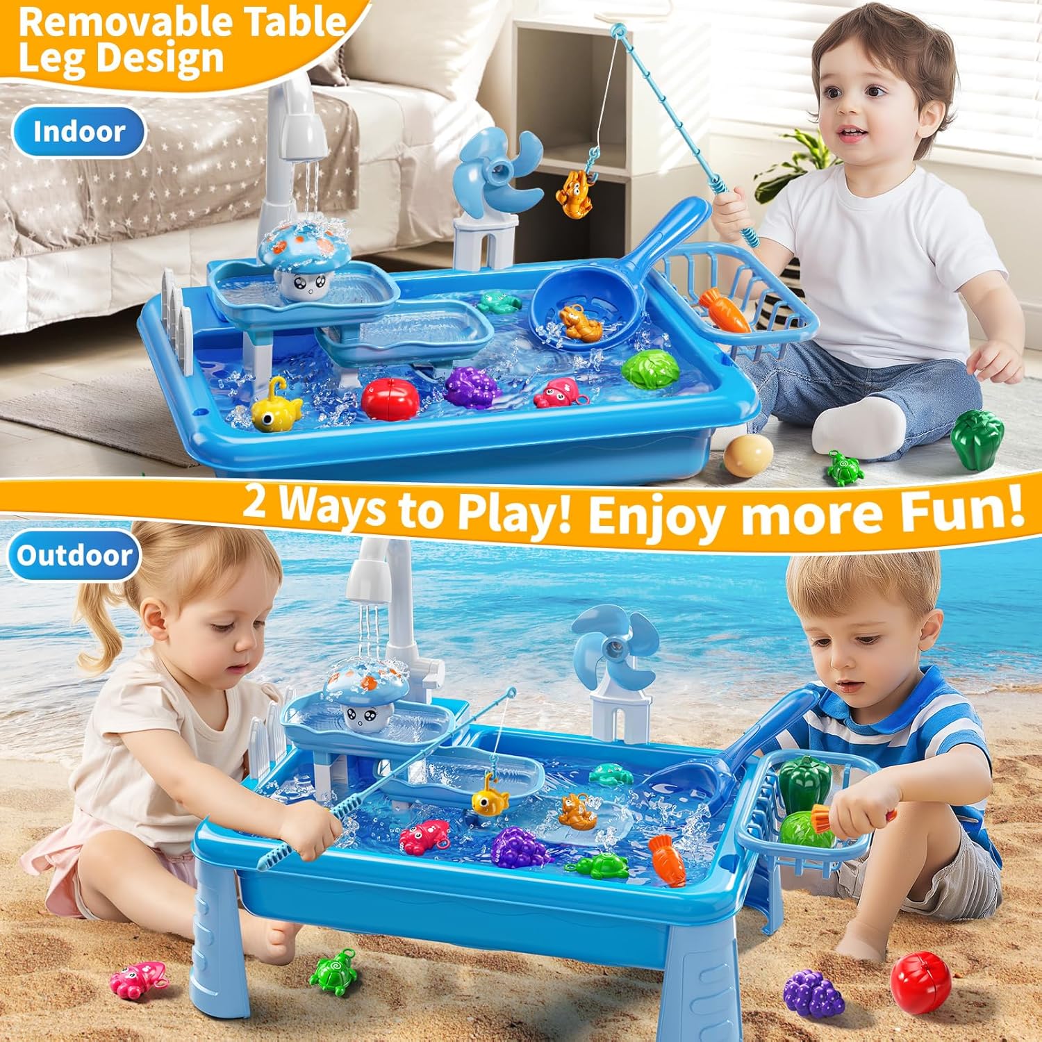 Water Table Play Sink Toy for  - огляд і ціна Kids Outdoor Picnic Table
