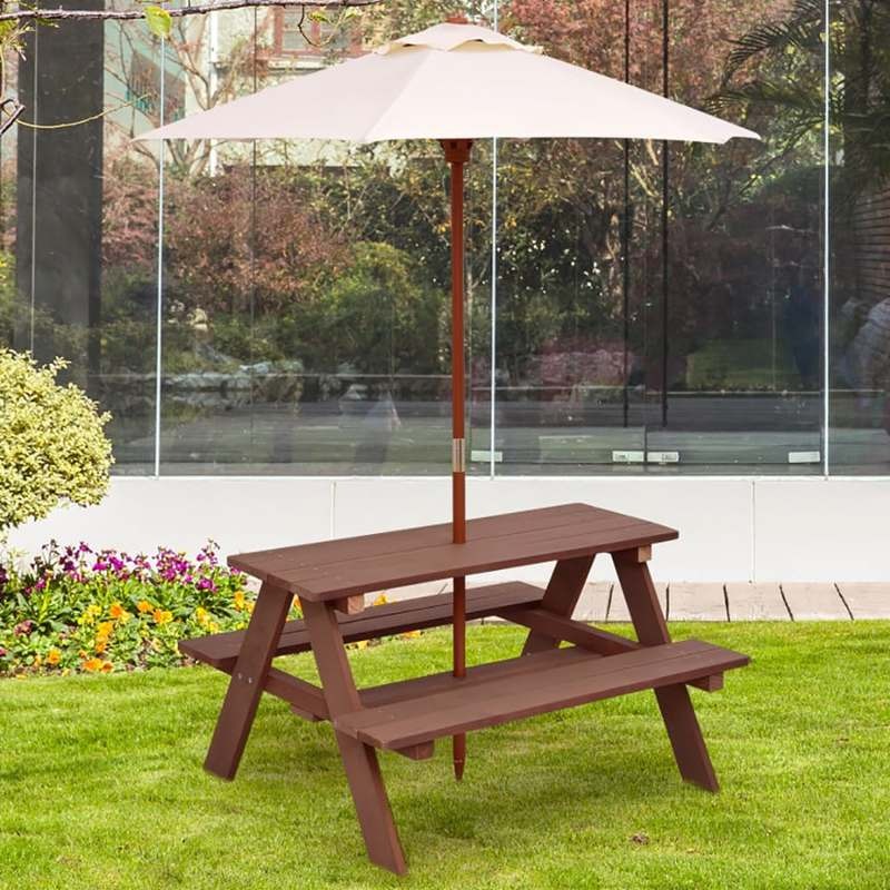 Outdoor 4-Seat Kids Picnic Tab - огляд і ціна Kids Outdoor Picnic Table