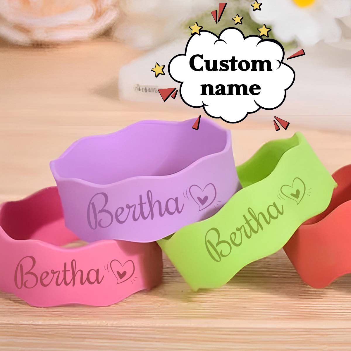 Custom Name Silicone Tumbler S - огляд і ціна Kids Outdoor Decor