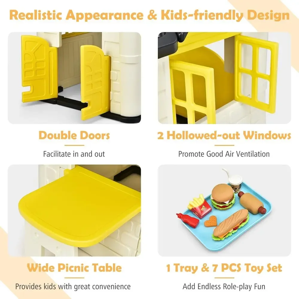 Playhouse or Kids, Outdoor Gar - огляд і ціна Kids Outdoor Picnic Table