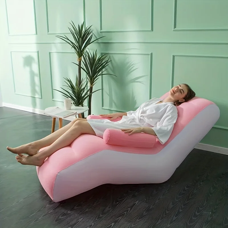 Inflatable Lazy Sofa Flocking  - огляд і ціна Kids Outdoor Lounge Chair