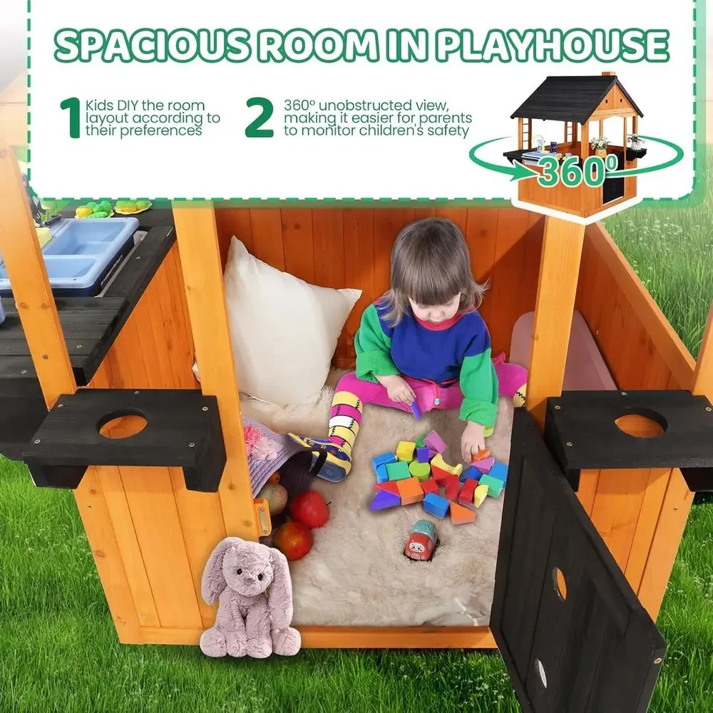 MOR Kids Outdoor Playhouse wit - огляд і ціна Kids Outdoor Sink
